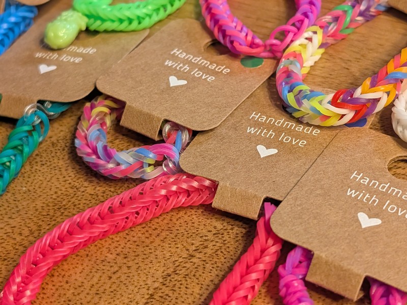 Handmade colorful beaded friendship bracelet style 1