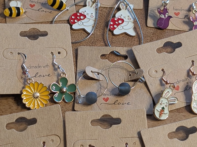Handmade cute dangle earrings style 2